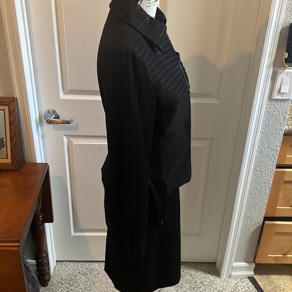 Lined Metallic pink pinstripe 3 piece Elizabeth Wessel Suit - Picture 9 of 17